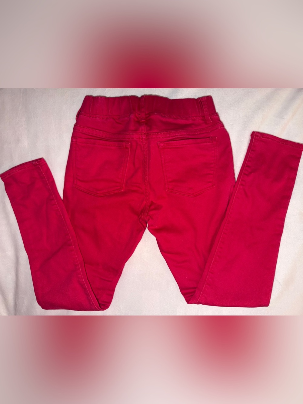 GAP Denim Girls Fuchsia Stretch Jeggings - Size 8